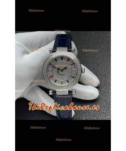 Reloj Franck Muller Double Mystery de cuarzo suizo con caja de acero