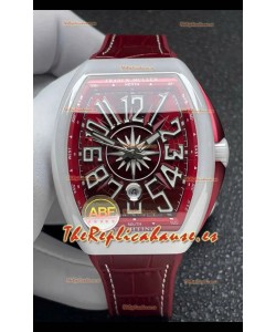 Reloj Franck Muller Vanguard Yachting Superclon de cerámica blanca