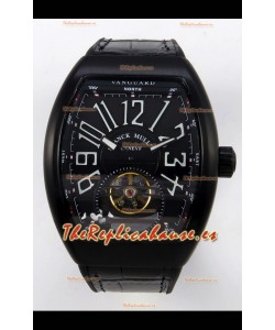 Reloj Franck Muller V45 Tourbillon Black DLC Diamonds Superclon