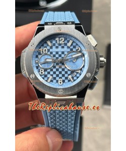 Reloj Hublot Big Bang Original Titanium Coal Blue de 43 mm, superclon