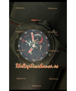 Hublot Big Bang King Power Formula 1, Reloj Suizo caja con recubrimiento PVD, réplica escala 1:1