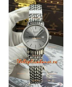 Reloj Longines Présence automático con esfera de acero de 39 mm, réplica exacta.