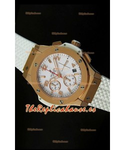 Hublot Big Bang Reloj Suizo en caja de Oro Rosado 40MM, réplica escala 1:1