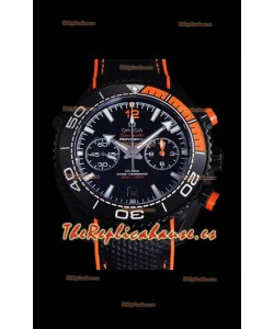 Reloj Omega Speedmaster Planet Ocean con revestimiento DLC Superclon