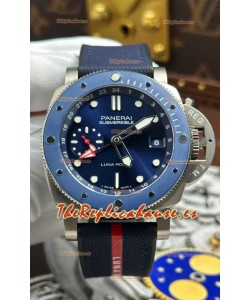 Reloj Panerai Sumergible PAM01507 GMT Luna Rossa Titanio Superclon 