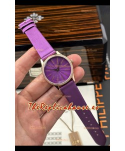 Reloj Patek Philippe Calatrava 4997 Superclon de oro rosa con esfera morada
