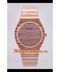 Reloj Piaget Polo 79 Superclon de 39 mm con caja de oro rosa y esfera rosa