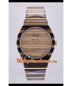 Reloj Piaget Polo 79 Superclon de 39 mm con caja bicolor oro rosa y negra