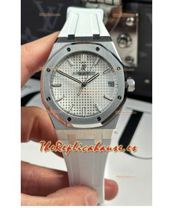 Audemars Piguet Royal Oak Super Clone 15500 41MM Dial Blanco Caja Acero 41MM 