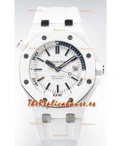 Audemars Piguet Royal Oak Offshore Ceramic Super Clone Reloj Dial Blanco Movimiento Cal.3102