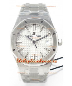 Audemars Piguet Royal 34MM Super Clone Reloj Réplica Suizo en Dial Blanco