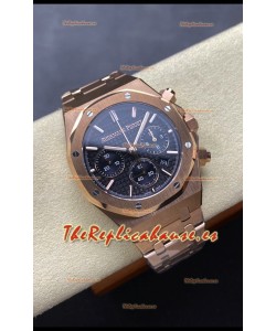 Audemars Piguet Royal Oak 50th Anniversary Super Clone - Caja Oro Rosado Dial Azul en 41MM