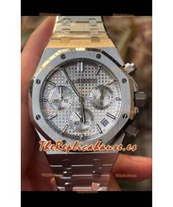 Audemars Piguet Royal Oak Chronograph Réplica Espejo 1:1 - Acero 904L en Dial Blanco 41MM