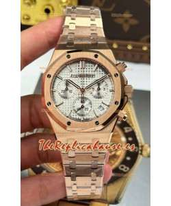 Reloj Audemars Piguer Royal Oak Cronógrafo 26240 en Oro Rosado, Cronógrafo Super Clon