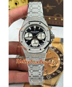 Reloj Audemars Piguet Royal Oak Cronógrafo 26239BC Dial Negro Esmerilada, Super Clon.