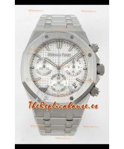 Réplica del Reloj Audemars Piguet Super Clone Royal Oak 26240 con Dial Blanco.