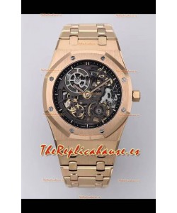 Reloj Audemars Piguet Super Clone Royal Oak Jumbo Extrafino Caja Oro Rosado
