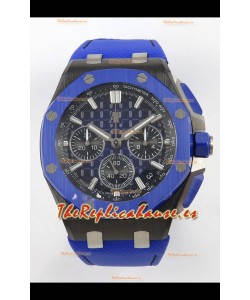 Reloj Audemars Piguet Super Clone Royal Oak Offshore con Caja de Cerámica y Dial Azul