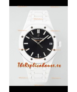 Réplica del Reloj Audemars Piguet Royal Oak 15500 de Cerámica Blanca, Superclon
