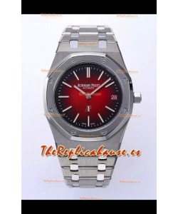 Reloj Audemars Piguet Super Clone Royal Oak extrafino con Dial Rojo