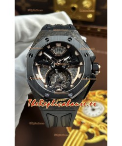 Audemars Piguet Royal Oak Concept Tourbillon UAE Reloj Super Clon de Fibra de Carbono