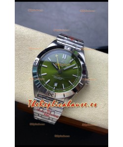 Breitling Chronomat Automatic GMT 40 Dial Verde Reloj Réplica Suizo Espejo 1:1