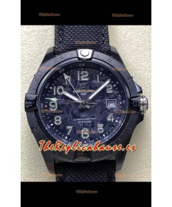 Breitling Avenger Automatic 44 Reloj Réplica Suizo Super Clone 1:1 - Dial Carbono