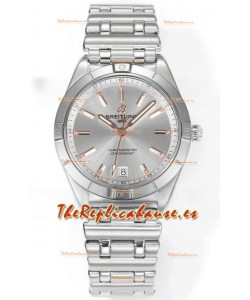 Breitling Chronomat 36MM Acero Inoxidable Casing Reloj Réplica Espejo 1:1 Dial Acero