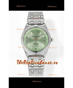 Breitling Chronomat 36MM Acero Inoxidable Casing Reloj Réplica Espejo 1:1 Dial Verde