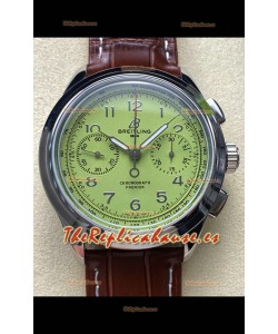 Breitling Premier B01 Chronograph 42 Edition Caja Acero Dial Verde - Reloj Réplica Espejo 1:1