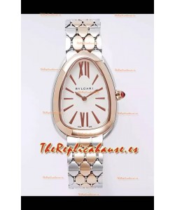 Bvlgari Serpenti Seduttori Edition Caja en Oro Rosado Dos Tonos Reloj Super Clone