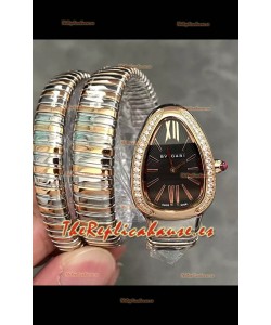 Bvlgari Serpenti Tubogas Double Spiral Two Tone Super Clone Reloj Réplica