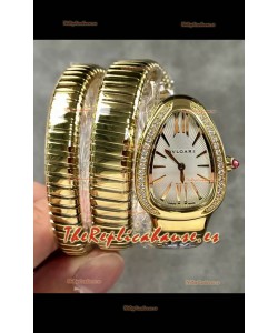 Bvlgari Serpenti Tubogas Double Spiral Rose Gold Super Clone Reloj Réplica
