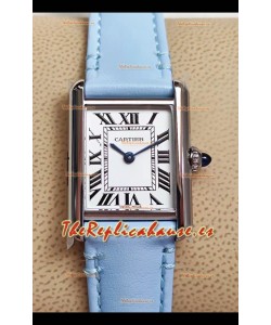 Cartier Tank Solo Reloj cuarto Suizo Caja en Acero Inoxidable 
