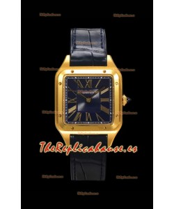 Cartier Santos Dumont 27MM Reloj Edición Super Clone Caja en Oro