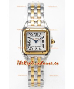 Cartier PANTHERE 22MM Reloj Edición Super Clone Dial Amarillo Oro Blanco en Dos Tonos
