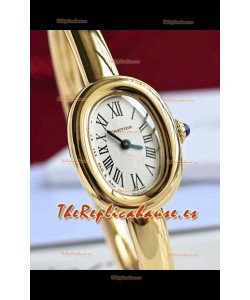 Baignoire De Cartier Oro Amarillo Reloj Réplica Cuarzo Super Clone