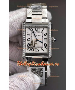 Cartier Tank Solo Reloj Cuarzo Suizo Caja y Correa en Acero - Caja 31MM