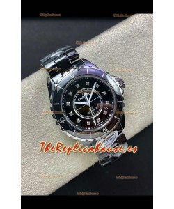 Chanel J12 38MM Caja Cerámica Negra Reloj Automático Réplica Espejo 1:1