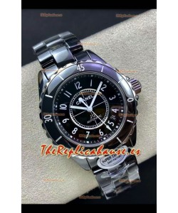 Chanel J12 38MM Caja Cerámica Negra Reloj Automático Réplica Espejo 1:1