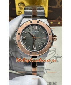 Chopard Alpine Eagle Dial Gris Oro Rosado Dos Tonos Super Clone Reloj Réplica 