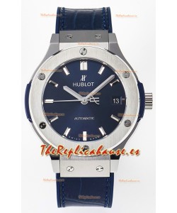 Hublot Super Clone Classic Fusion Titanium 38MM Reloj Réplica Espejo 1:1 Dial Azul
