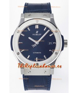 Hublot Super Clone Classic Fusion Titanium 42MM Reloj Réplica Espejo 1:1 Dial Azul