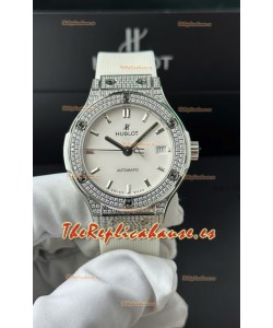 Hublot Super Clone Classic Fusion Titanium 38MM Reloj Réplica Espejo 1:1 Dial Blanco