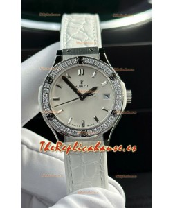 Hublot Super Clone Classic Fusion Titanium 33MM Reloj Réplica Espejo 1:1 Dial Blanco