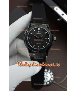 Hublot Classic Fusion Caja Cerámica Dial Negro Superclone Réplica Suiza 42MM