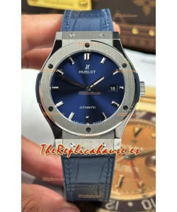 Reloj Hublot Super Clone Classic Fusion con Dial de Titanio Azul de 42 mm