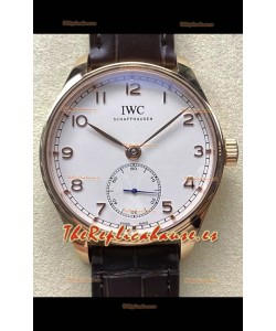 IWC Portugieser Super Clone Automatic 41 IW358306 Dial Blanco Caja Oro Rosado