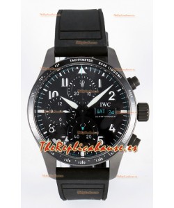 IWC Pilot's IW388305 Super Clone Cronógrafo 41 Mercedes-AMG Reloj Titanio