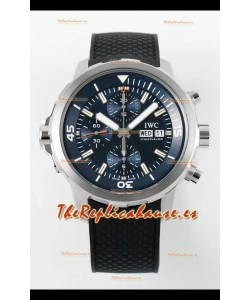 IWC Super Clone Aquatimer Cronógrafo IW376804 Réplica Suiza Dial Azul